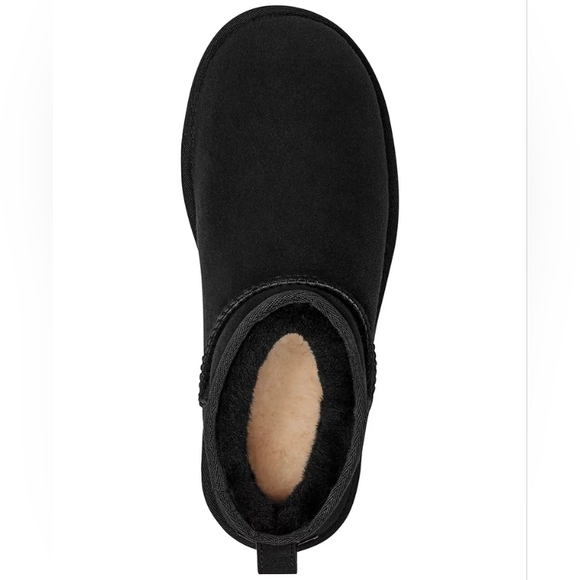 NWOT Women's UGG Classic Ultra Mini Boot Black New No Box - Picture 5 of 5